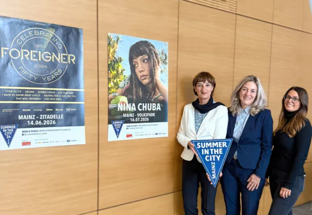 Summer in the City Mainz begeistert in diesem Jahr erneut  – Vorfreude auf die Open-Air-Saison 2026 steigt. Weitere  Kulturhöhepunkte im Herbst stehen bevor.