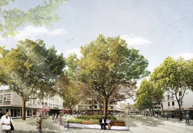 Die Große Langgasse feiert: Baustellenfest mit vielen Mitmach-Aktionen am 15. & 16. September zur Fertigstellung des Inselplatzes