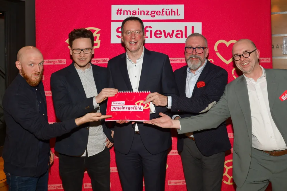 Was ist dein #mainzgefühl? Ergebnisse der Mainzer Bürgerkampagne vorgestellt, Ausstellung im Frankfurter Hof